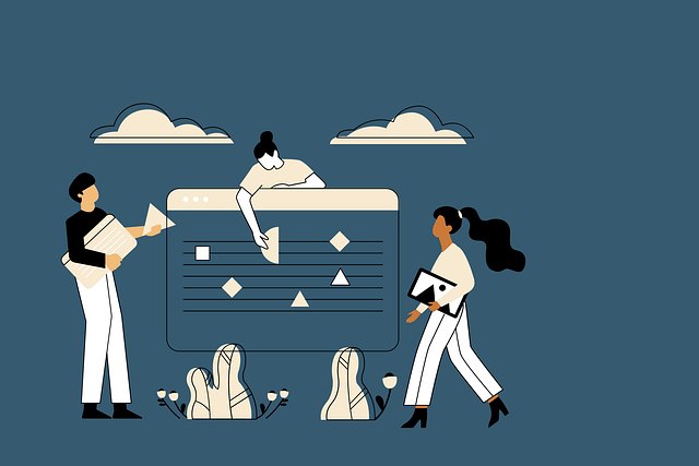 Ilustração de SEO Técnico, com otimizações de velocidade, responsividade e implementação de dados estruturados.